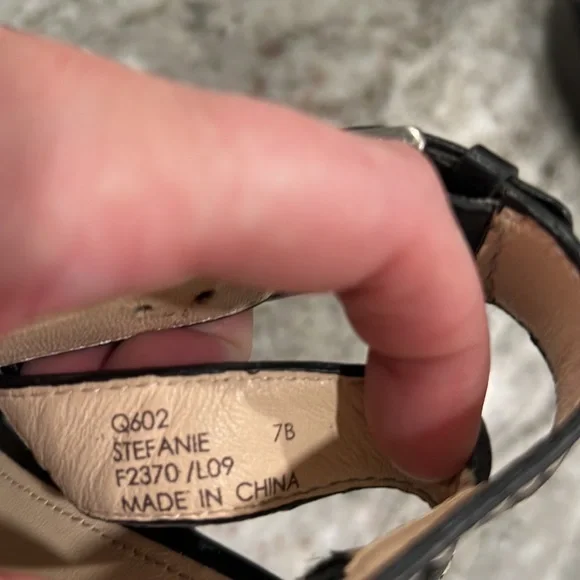 Coach size 7 black strappy heels. Worn twice, super sexy! - Picture 6 of 6